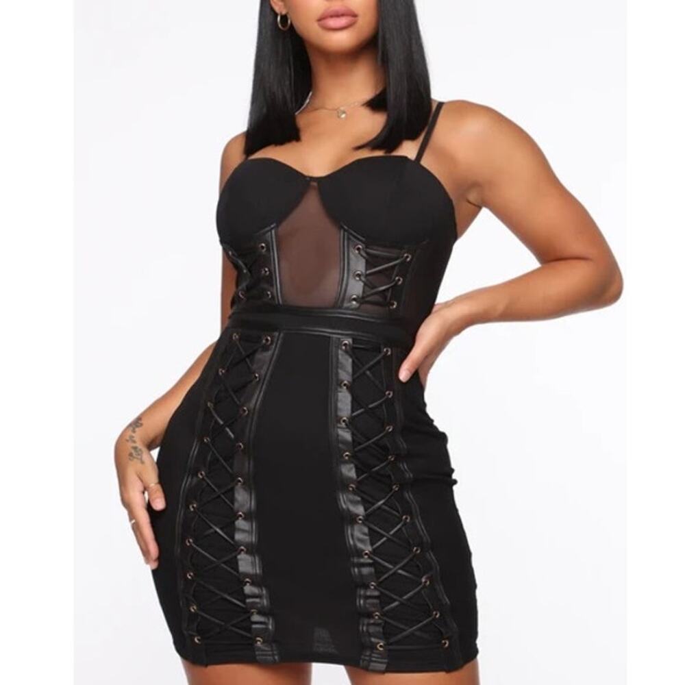 Fashion Nova Make Them Stare Mini Dress